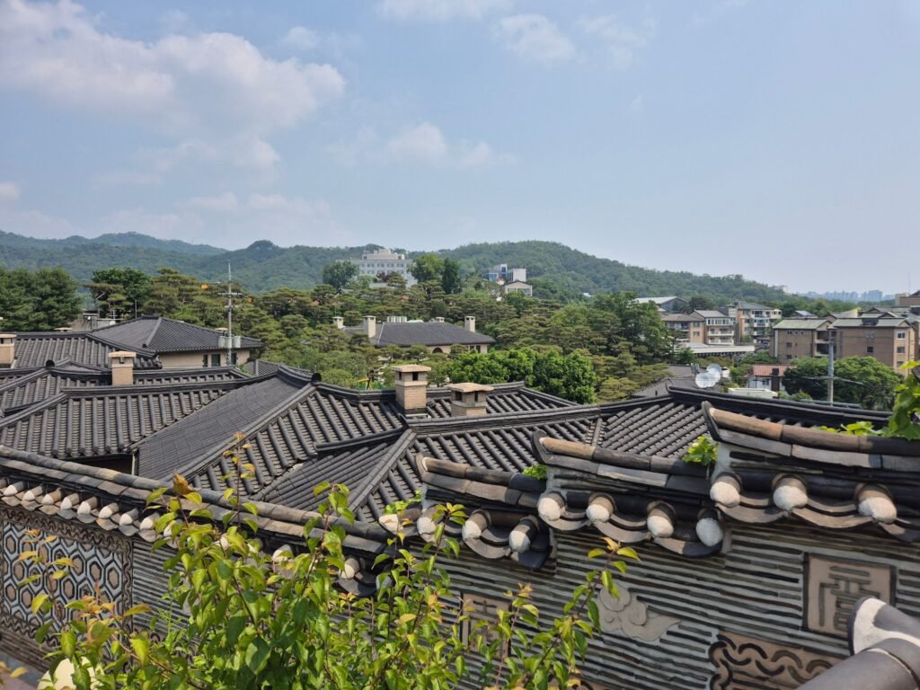 Hanok rooftops in Bukchon Hanok Village, Seoul
